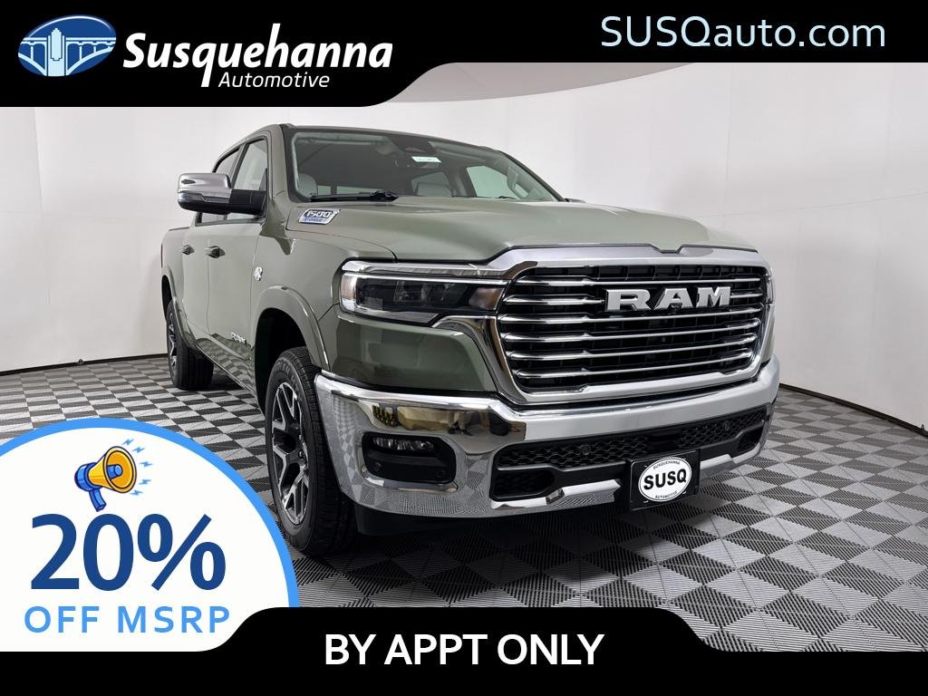 Canyon Lake Exterior Paint 2026 RAM 1500 Pickup Truck Four-Wheel Drive 8-Speed Automatic