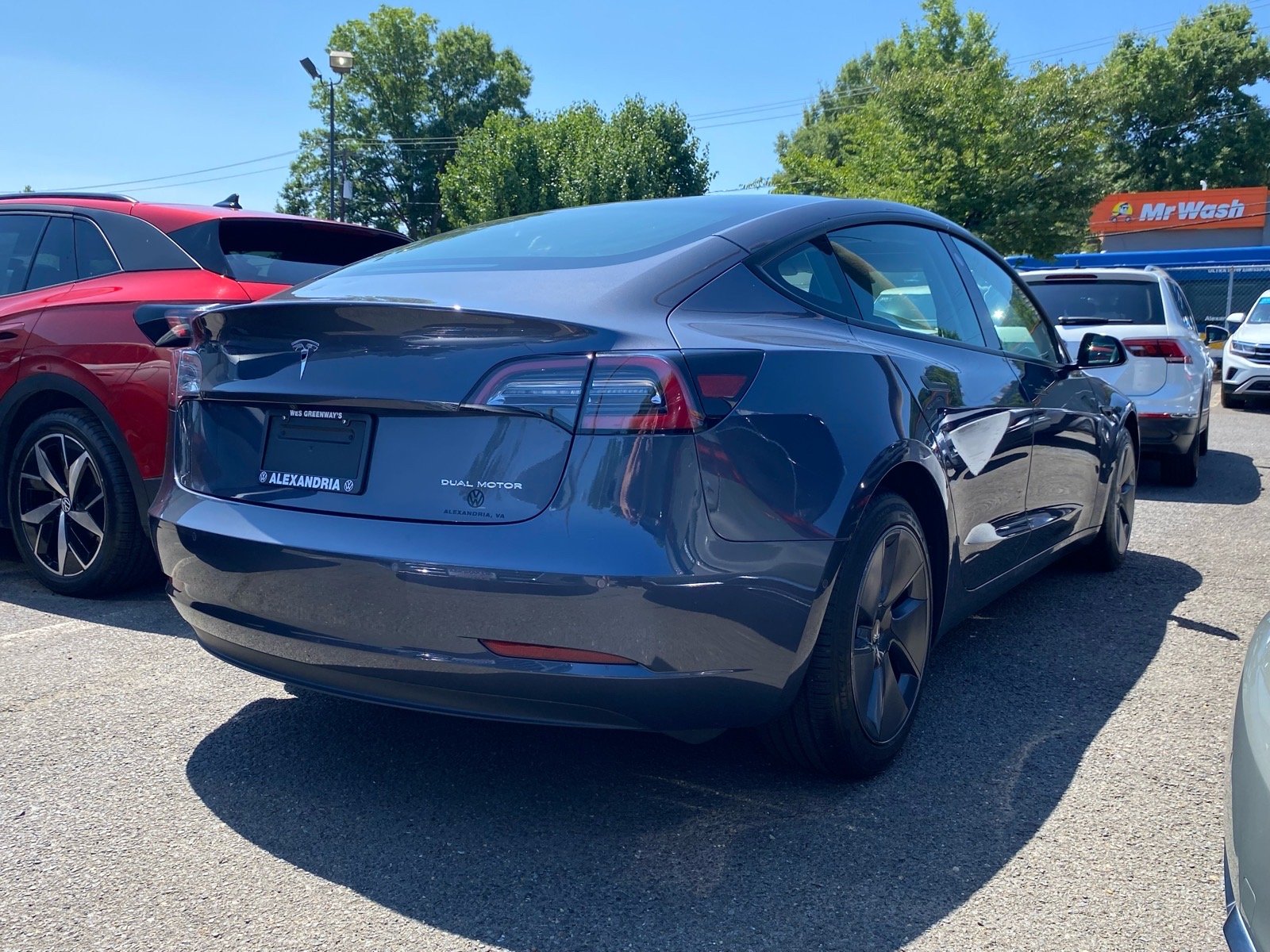 Used 2022 Tesla Model 3 Long Range with VIN 5YJ3E1EB6NF346982 for sale in Alexandria, VA