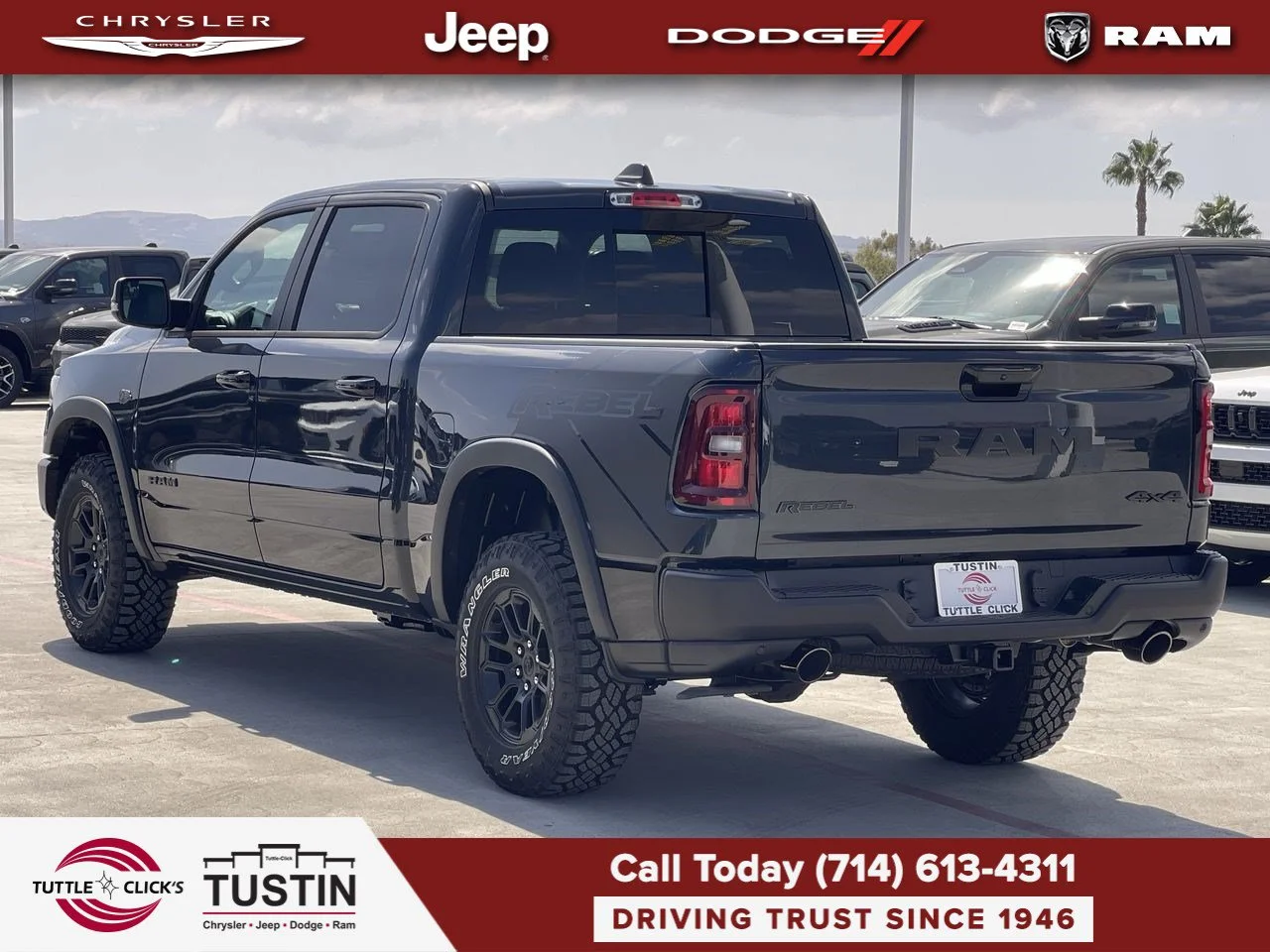 New 2027 Forged Blue Metallic Exterior Paint RAM Rebel image 10