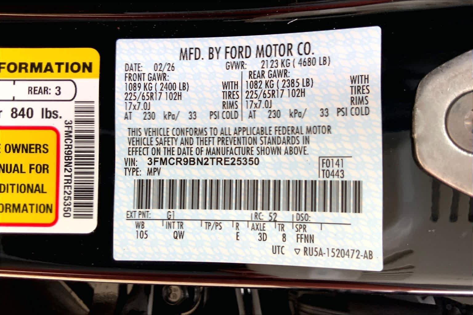 New 2026 Shadow Black Ford Big Bend® image 17