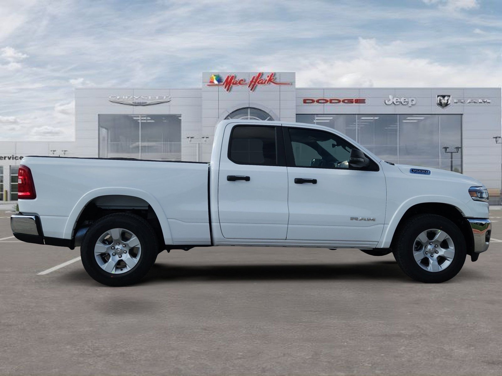 New 2026 Bright White Clear-Coat Exterior Paint RAM Big Horn/Lone Star image 6