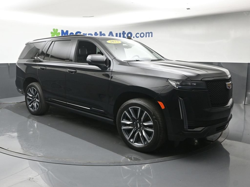 Used 2023 Black Cadillac Sport Platinum image 2