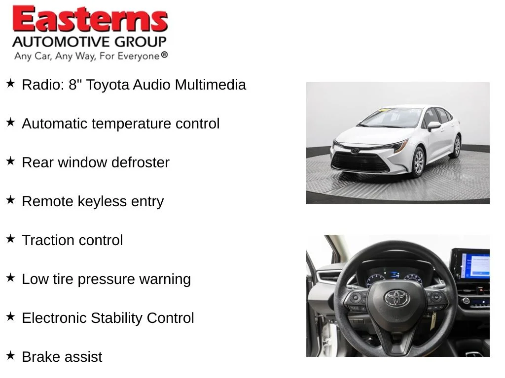 Used 2024 White Toyota LE image 11