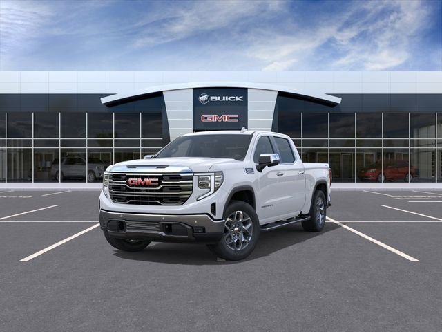 New 2026 Glacier White Tricoat GMC SLT image 8