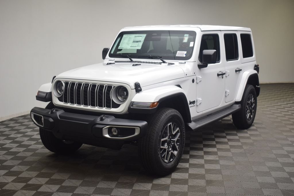 New 2026 Bright White Clear-Coat Exterior Paint Jeep Sahara image 15