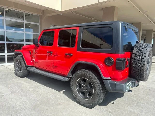 Used 2020 Red Jeep Unlimited Sahara image 4