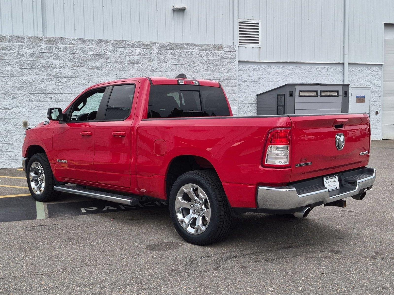 Used 2021 Flame Red Clearcoat Ram Big Horn image 3