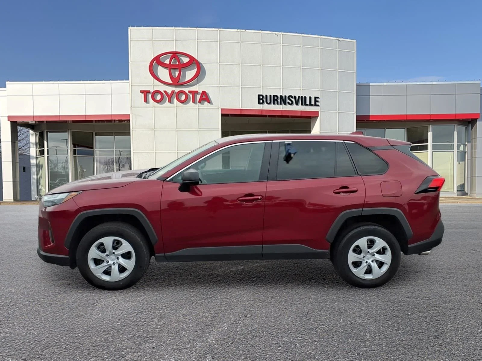 Used 2025 Red Toyota LE image 7