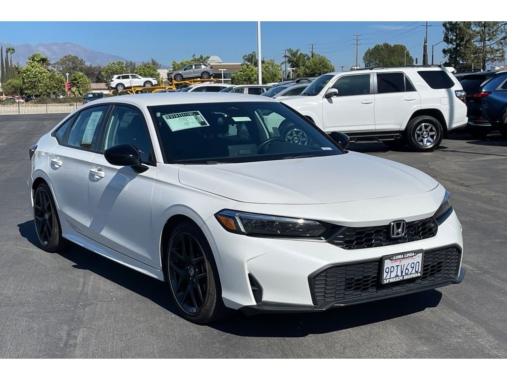 Certified Used 2025 Platinum White Pearl Honda Sport image 8