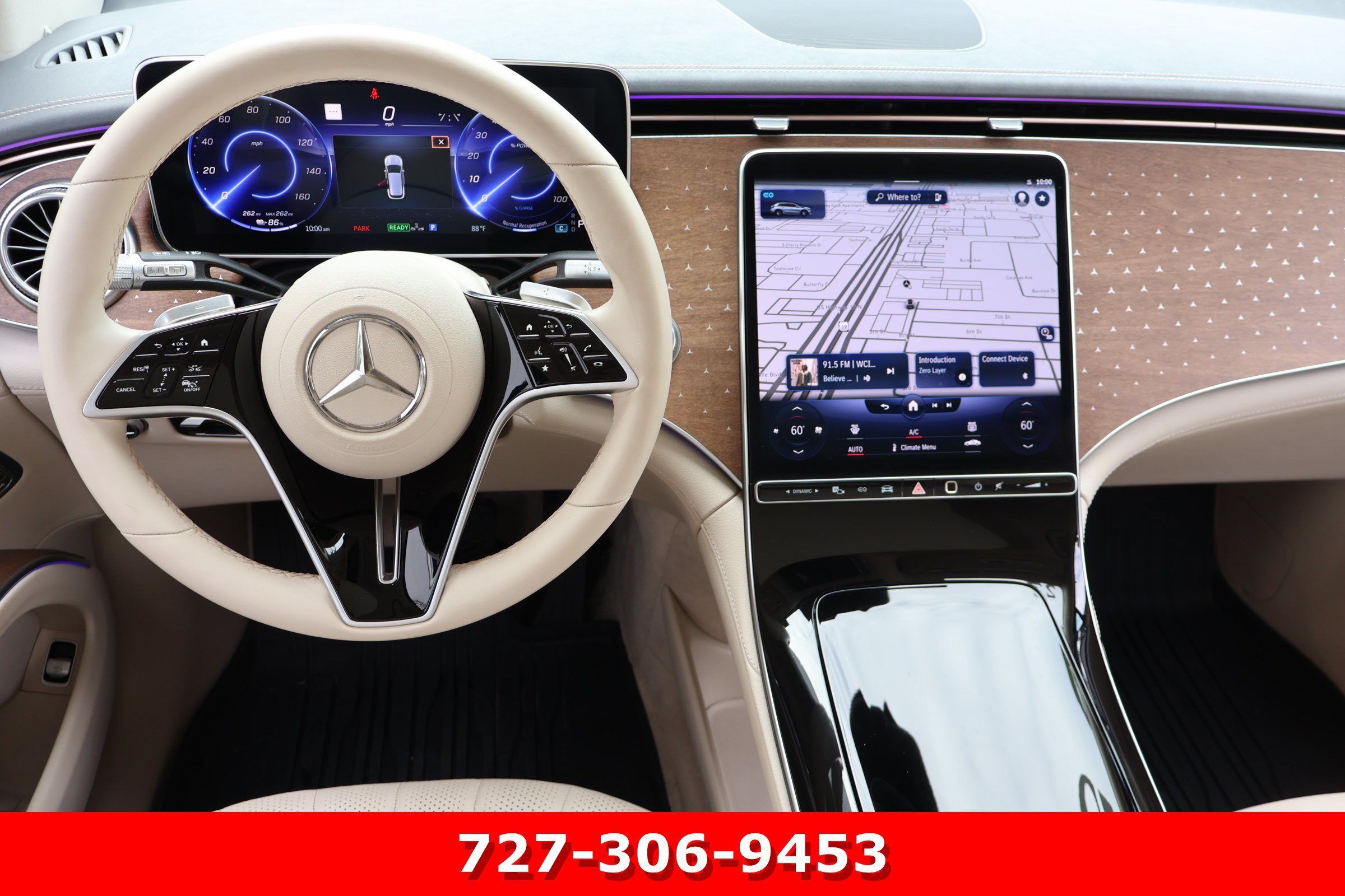 Certified Used 2023 Polar White Mercedes-Benz EQS 450+ image 20