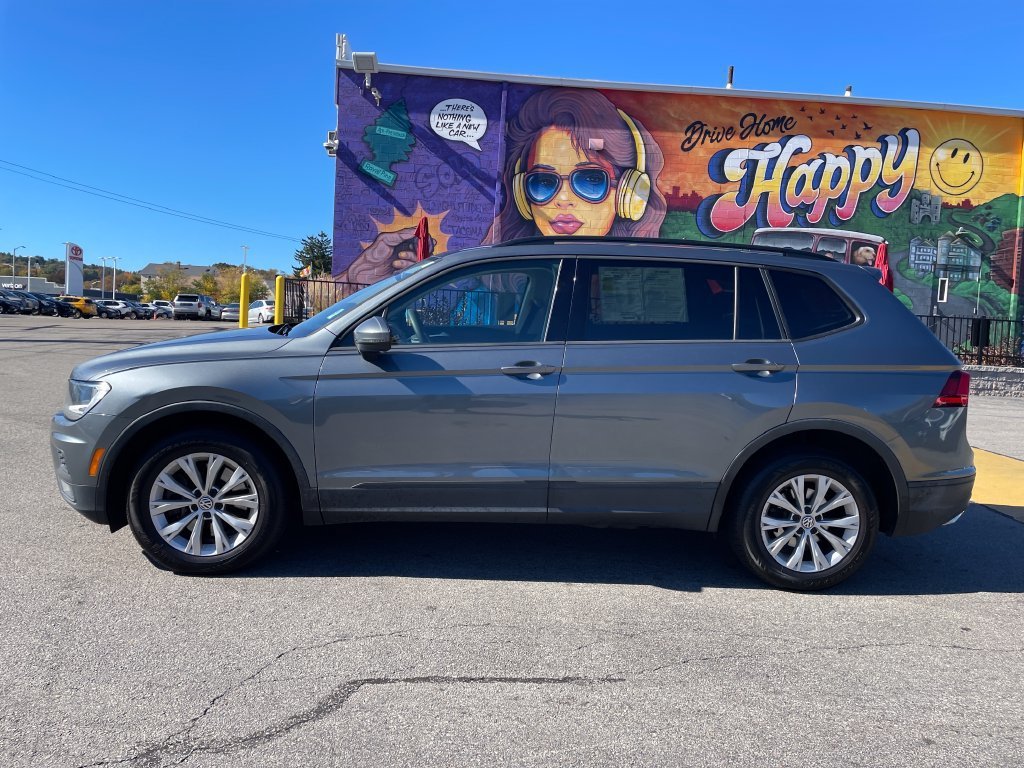 Certified 2018 Volkswagen Tiguan S with VIN 3VV0B7AX1JM028355 for sale in Worcester, MA