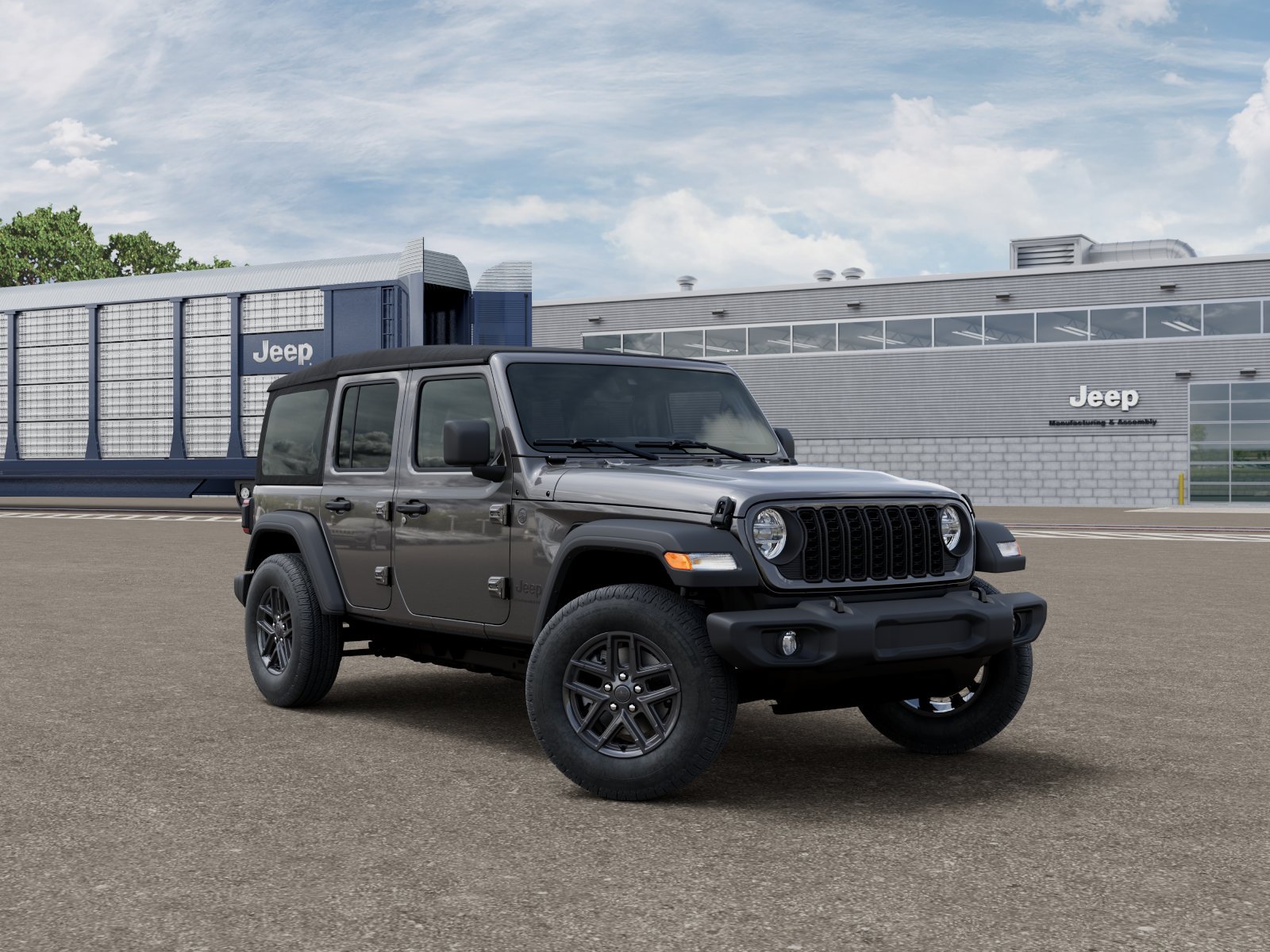 New 2027 Granite Crystal Metallic Clearcoat Jeep Sport S image 3
