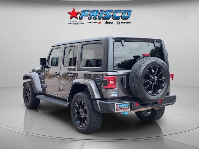 Used 2022 Gray Jeep Unlimited Sahara 4xe image 5