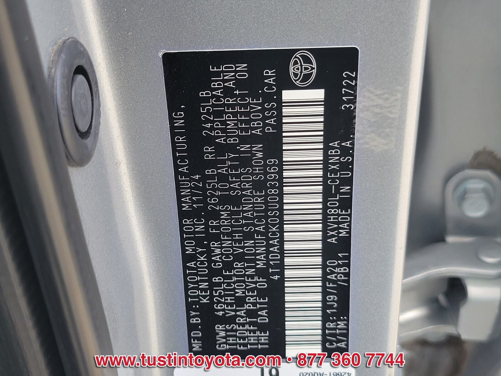 Certified Used 2025 Silver Toyota LE image 16