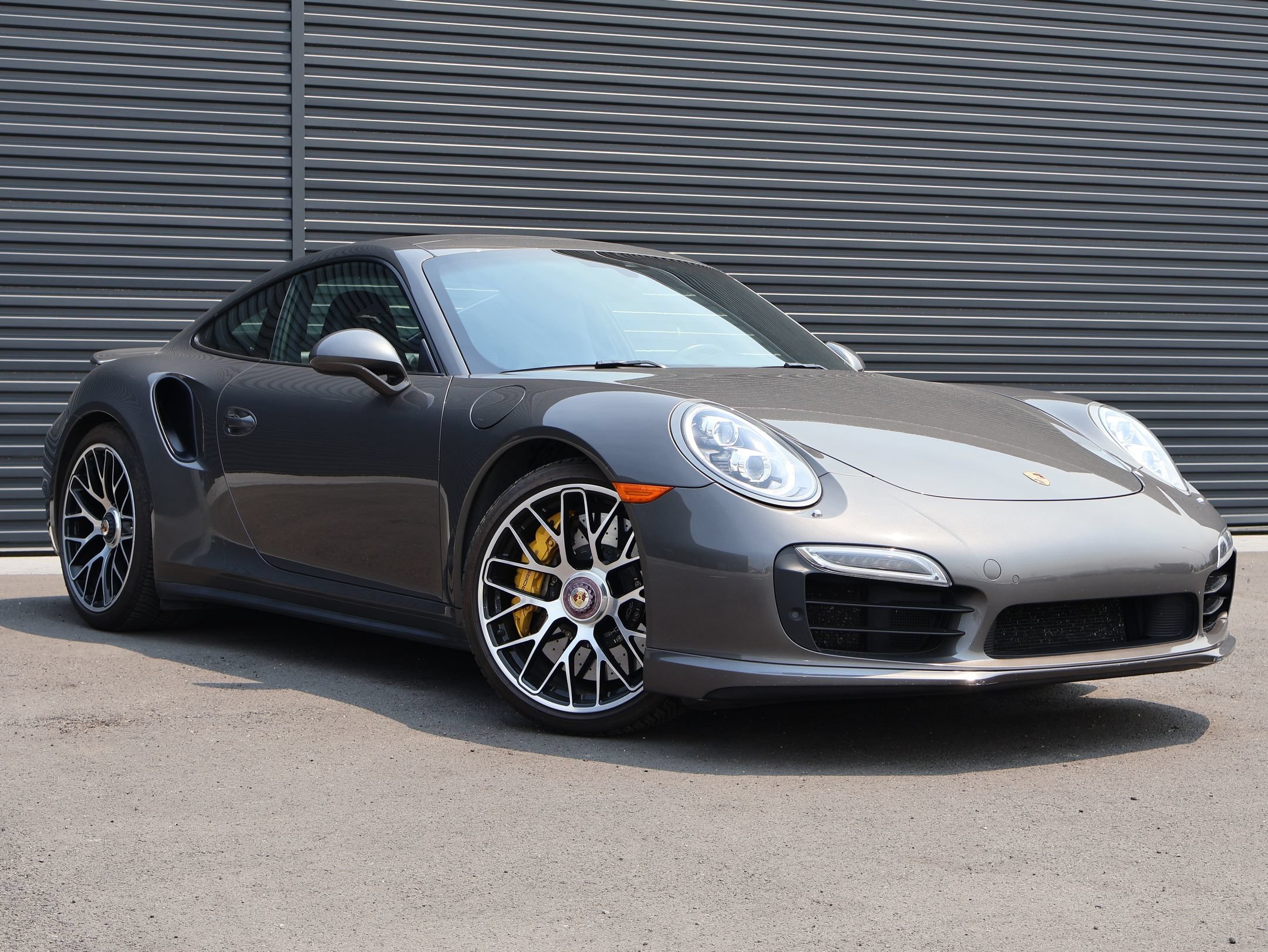 Used 2014 Agate Gray Metallic Porsche Turbo S image 7