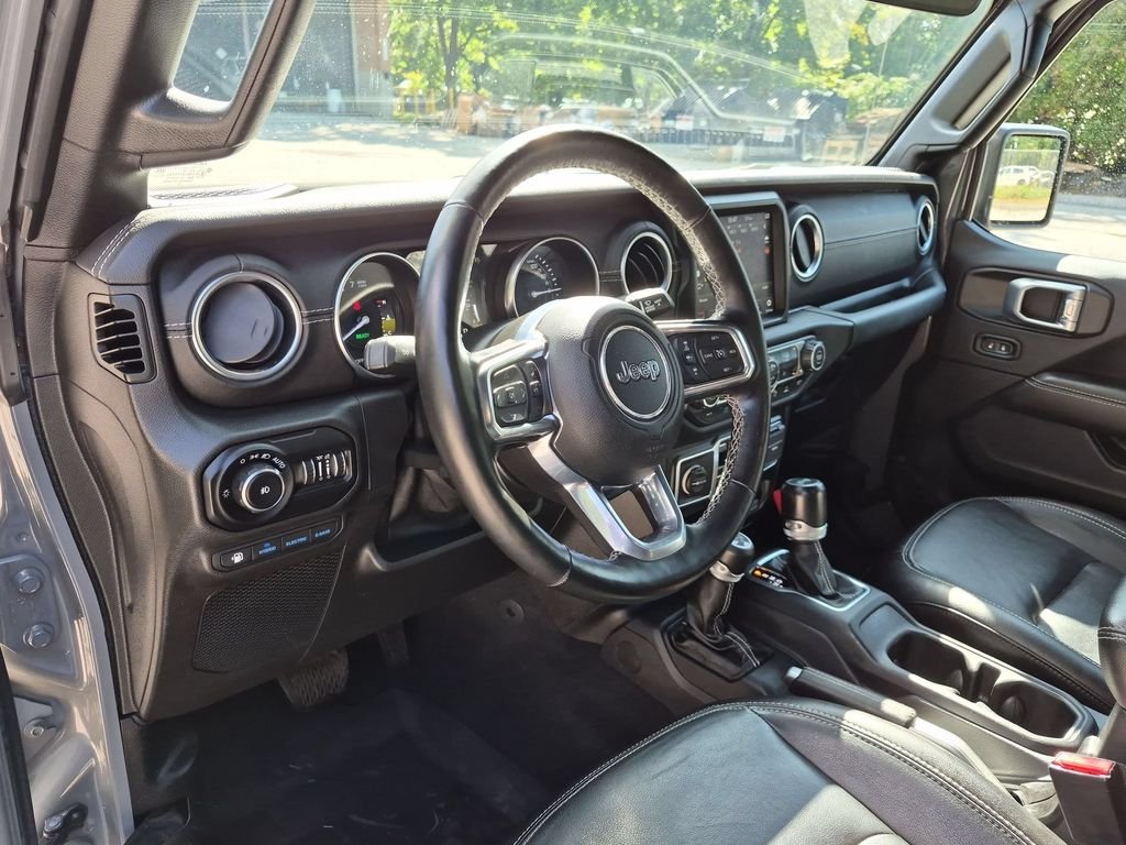 Used 2021 Gray Jeep Unlimited Sahara 4xe image 13