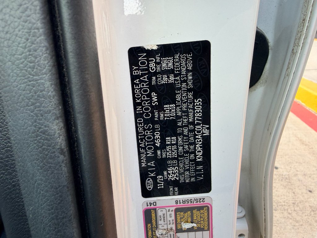 Used 2020 Snow White Pearl Kia EX image 30