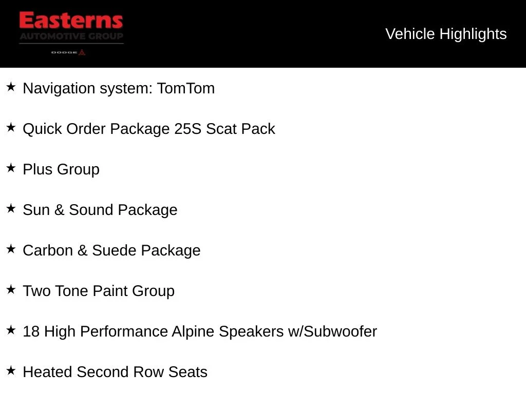 Certified Used 2024 Black Dodge R/T Scat Pack image 5