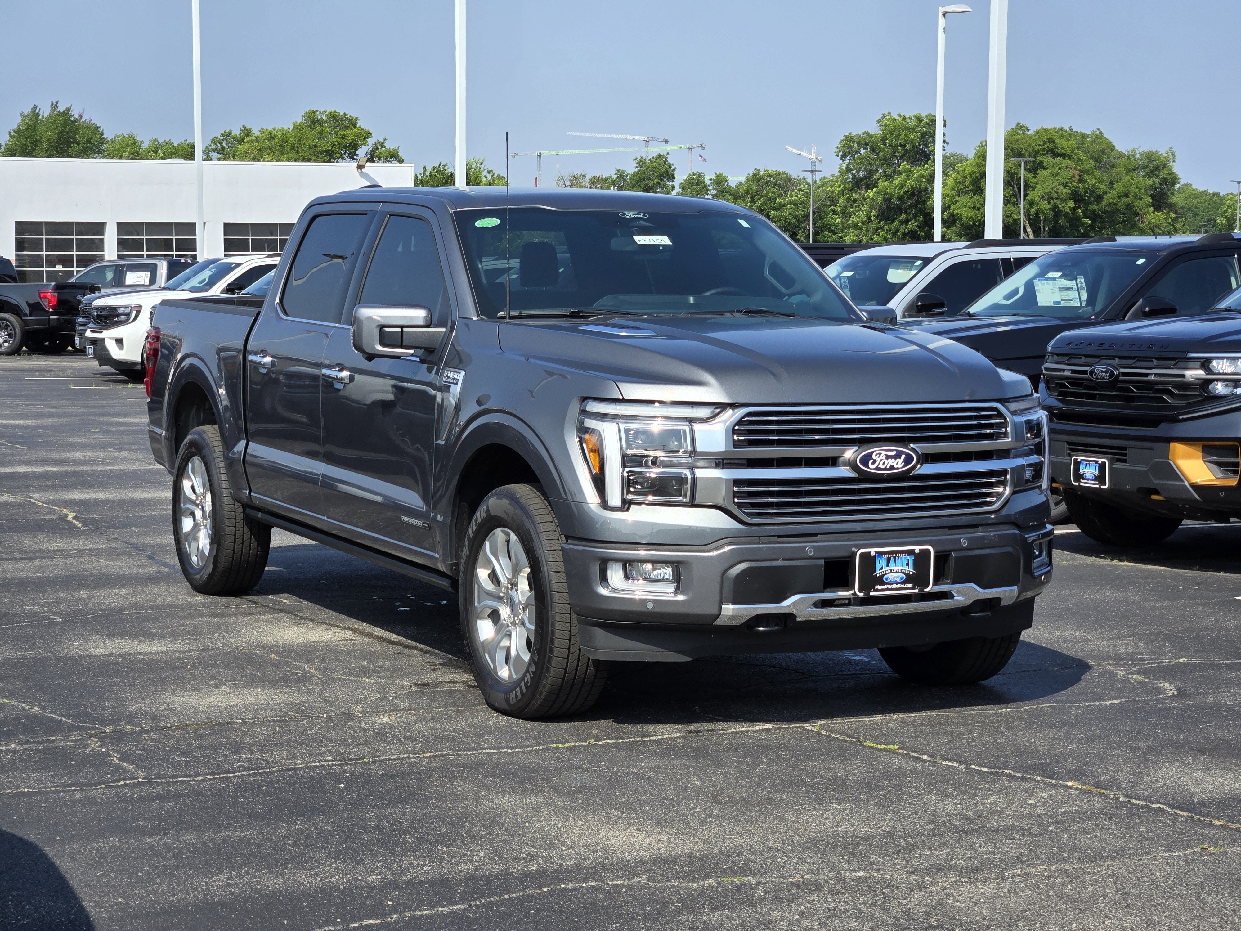 New 2026 Carbonized Gray Metallic Ford Platinum image 2
