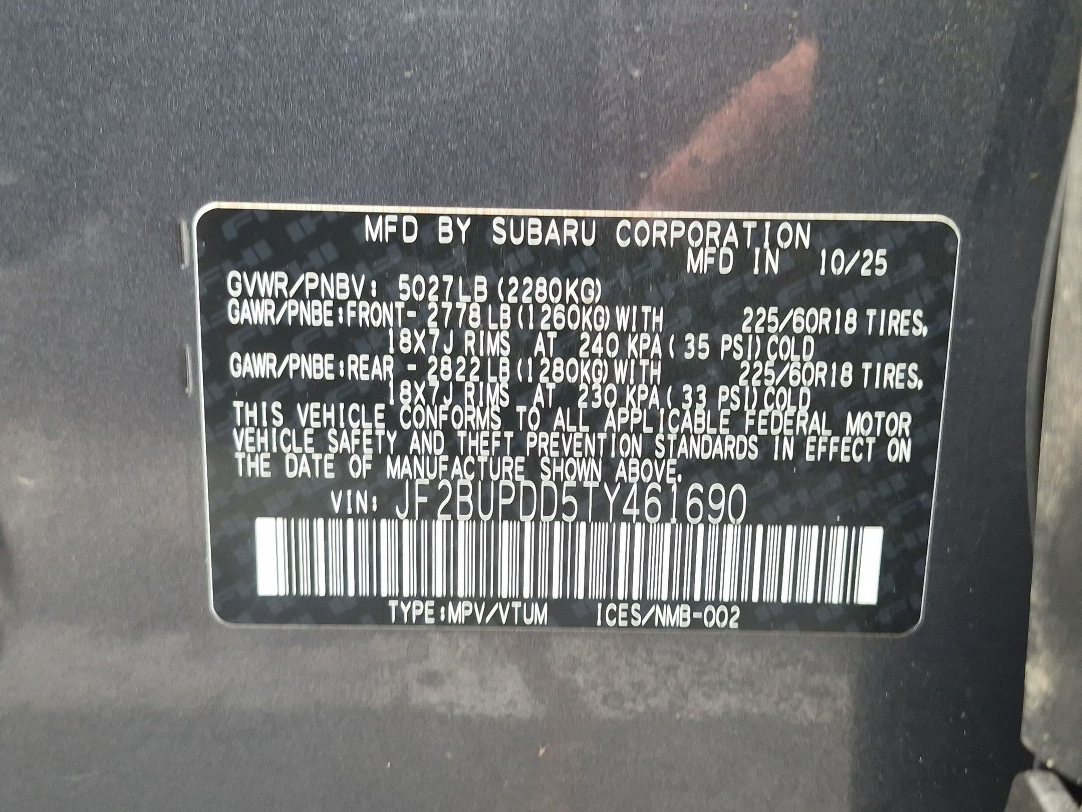 Certified Used 2026 Magnetite Gray Metallic Subaru Limited image 35