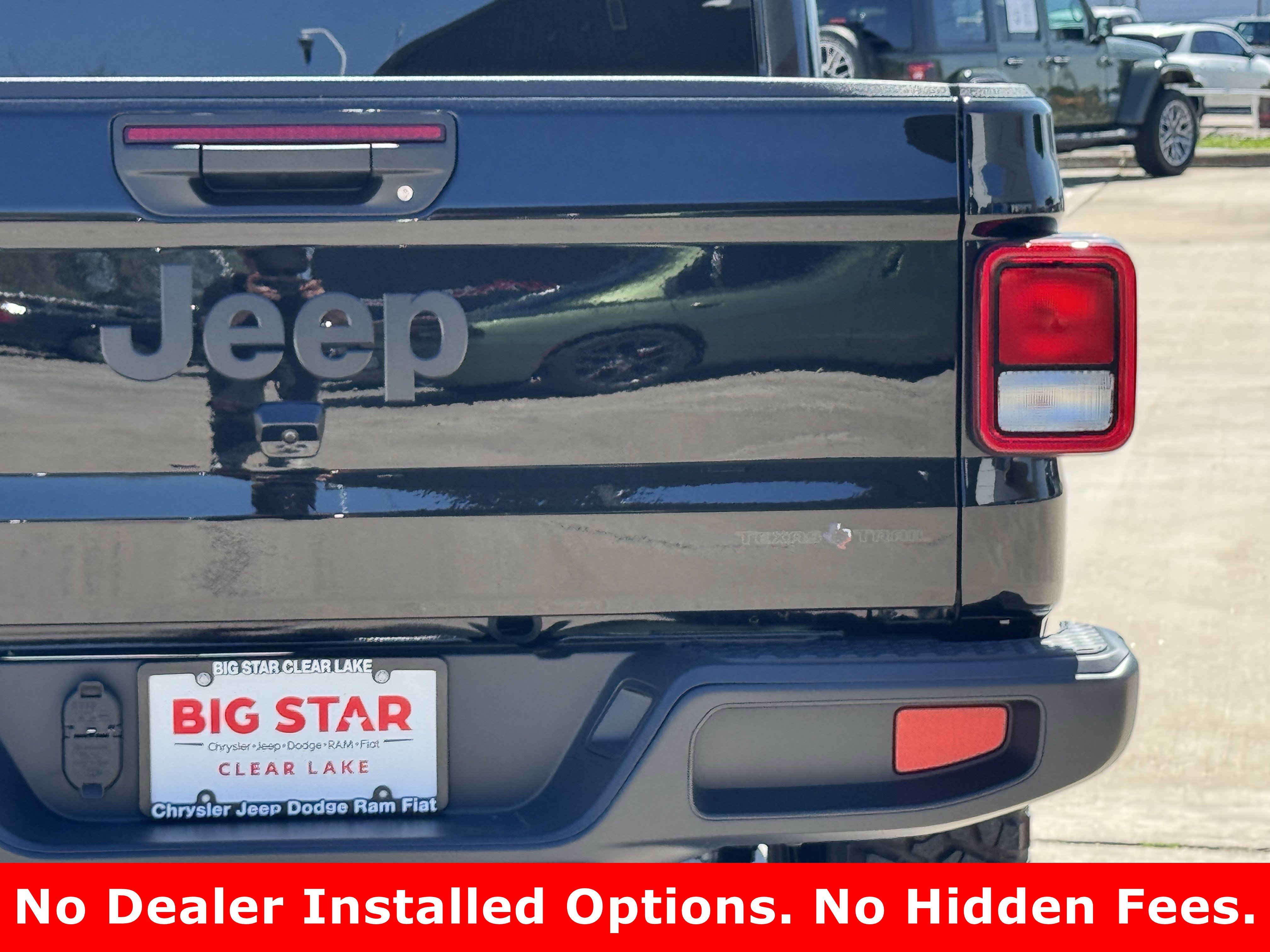 New 2026 Black Clear-Coat Exterior Paint Jeep Texas Trail image 9
