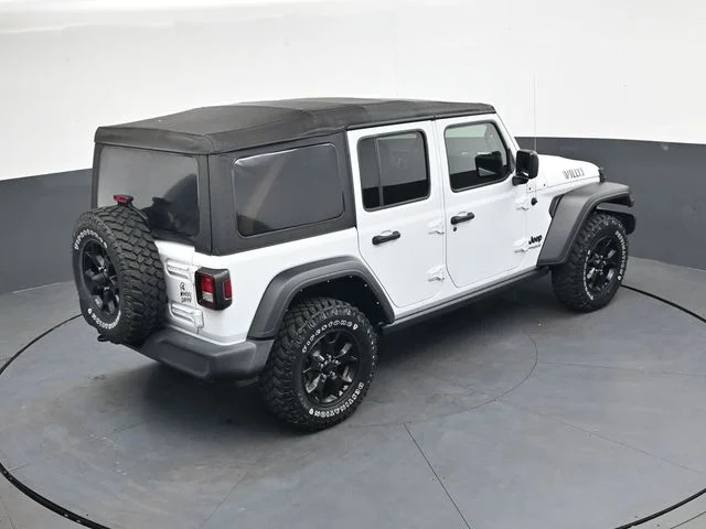 Used 2022 Bright White Clearcoat Jeep Unlimited Willys image 25