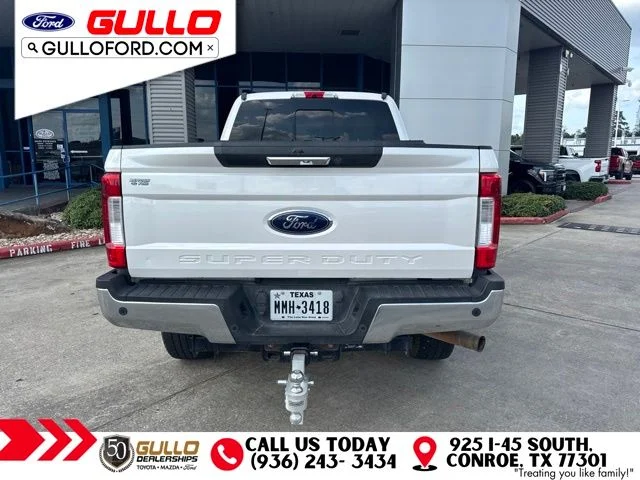 Used 2019 White Platinum Metallic Tri-Coat Ford Lariat image 7