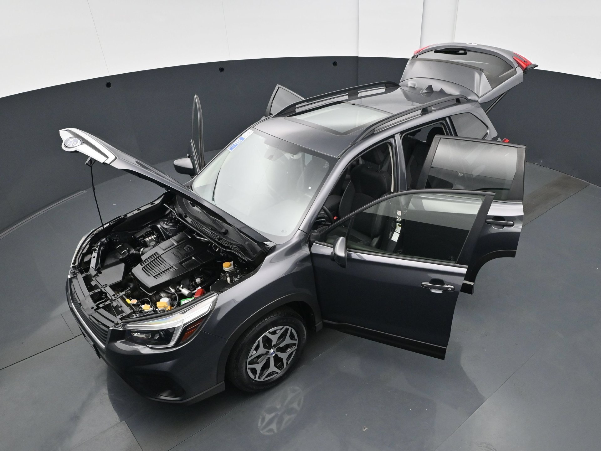 Used 2021 Magnetite Gray Metallic Subaru Premium image 42