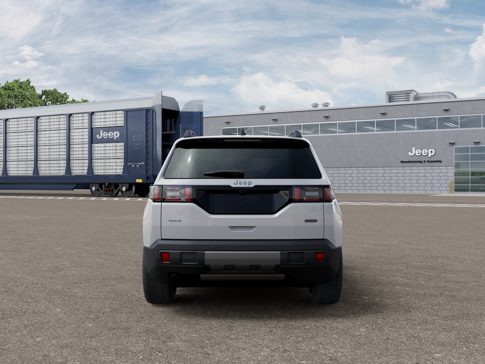 New 2026 Bright White Clear-Coat Exterior Paint Jeep Overland image 7