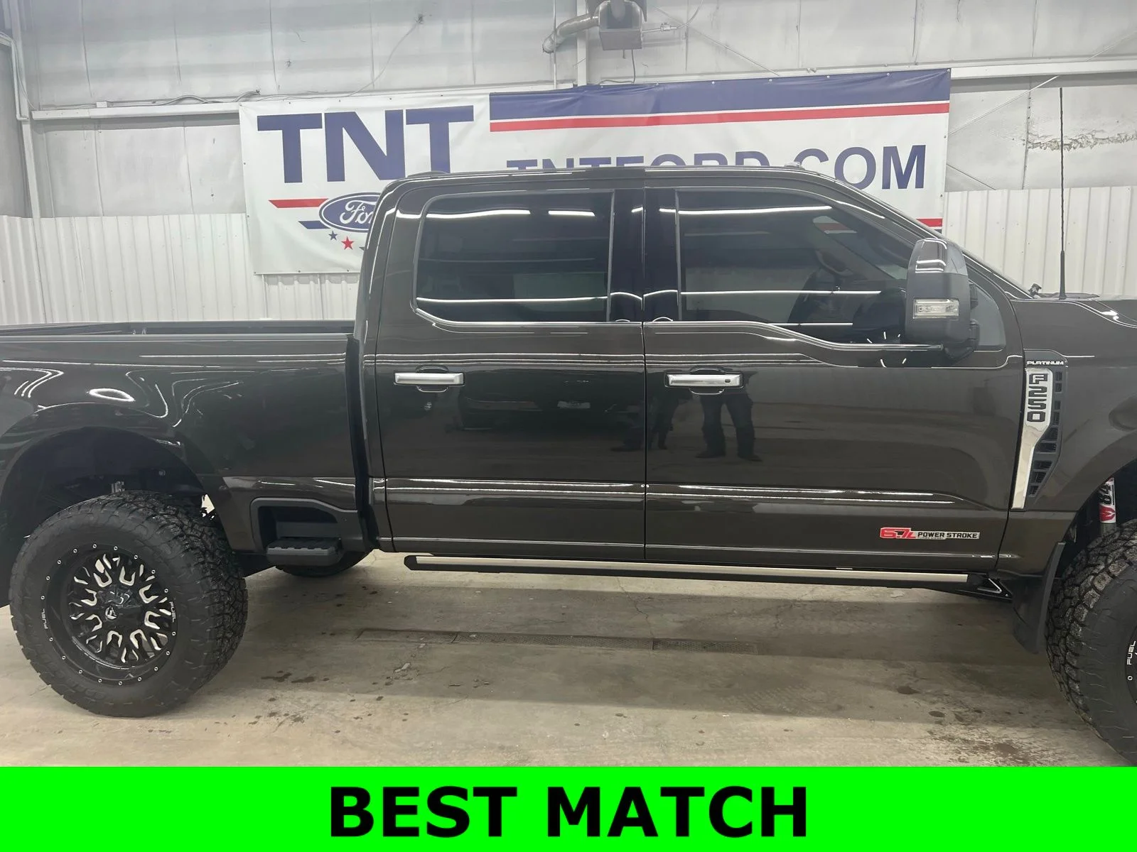 Darkened Bronze Metallic 2025 Ford F-250 Super Duty Platinum Crew Cab 4WD Pickup Truck Four-Wheel Drive Automatic
