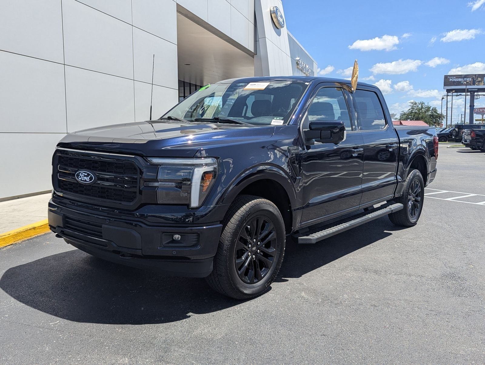 Certified Used 2025 Blue Metallic Ford Lariat image 9