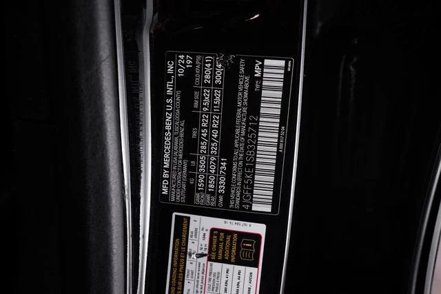 Used 2025 Obsidian Black Metallic Mercedes-Benz GLS 450 image 66