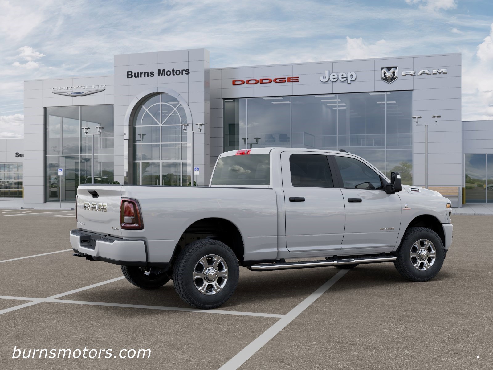 New 2026 Bright White Clear-Coat Exterior Paint RAM Lone Star image 4