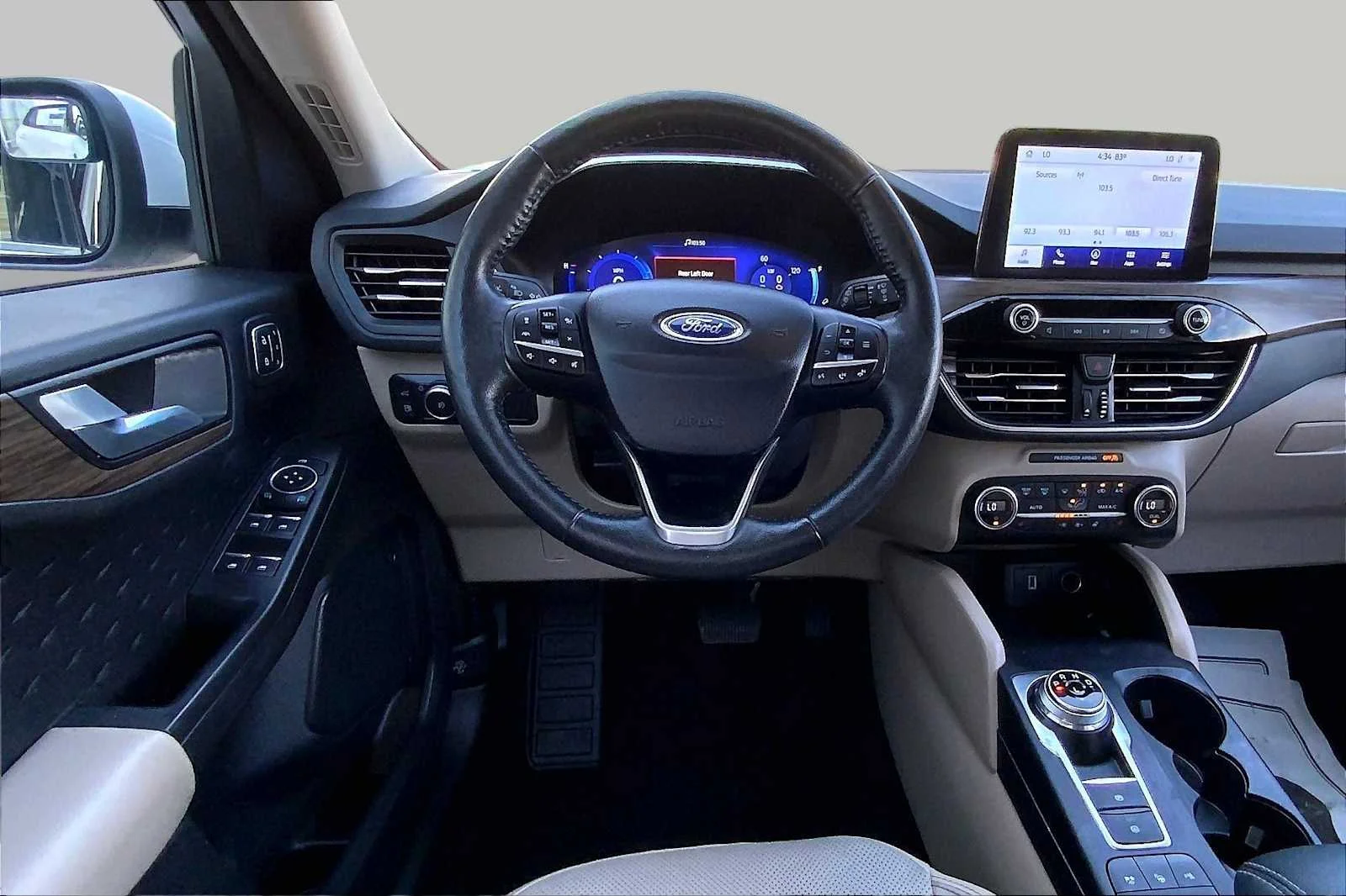 Used 2020 Star White Metallic Tri-Coat Ford Titanium Hybrid image 6