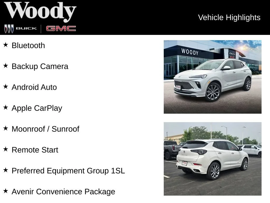 New 2026 White Frost Tricoat Buick Avenir image 3