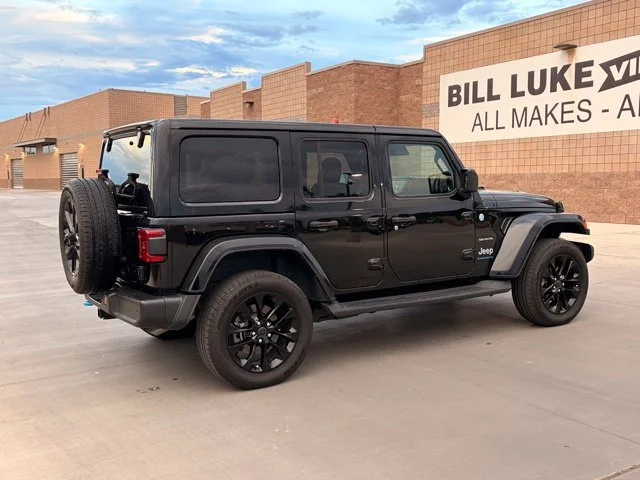 Certified Used 2024 Black Jeep Sahara 4xe image 7