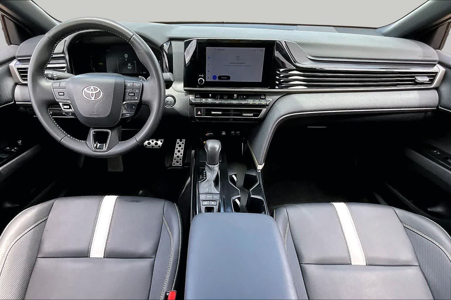 Used 2025 Midnight Black Metallic Toyota SE image 15
