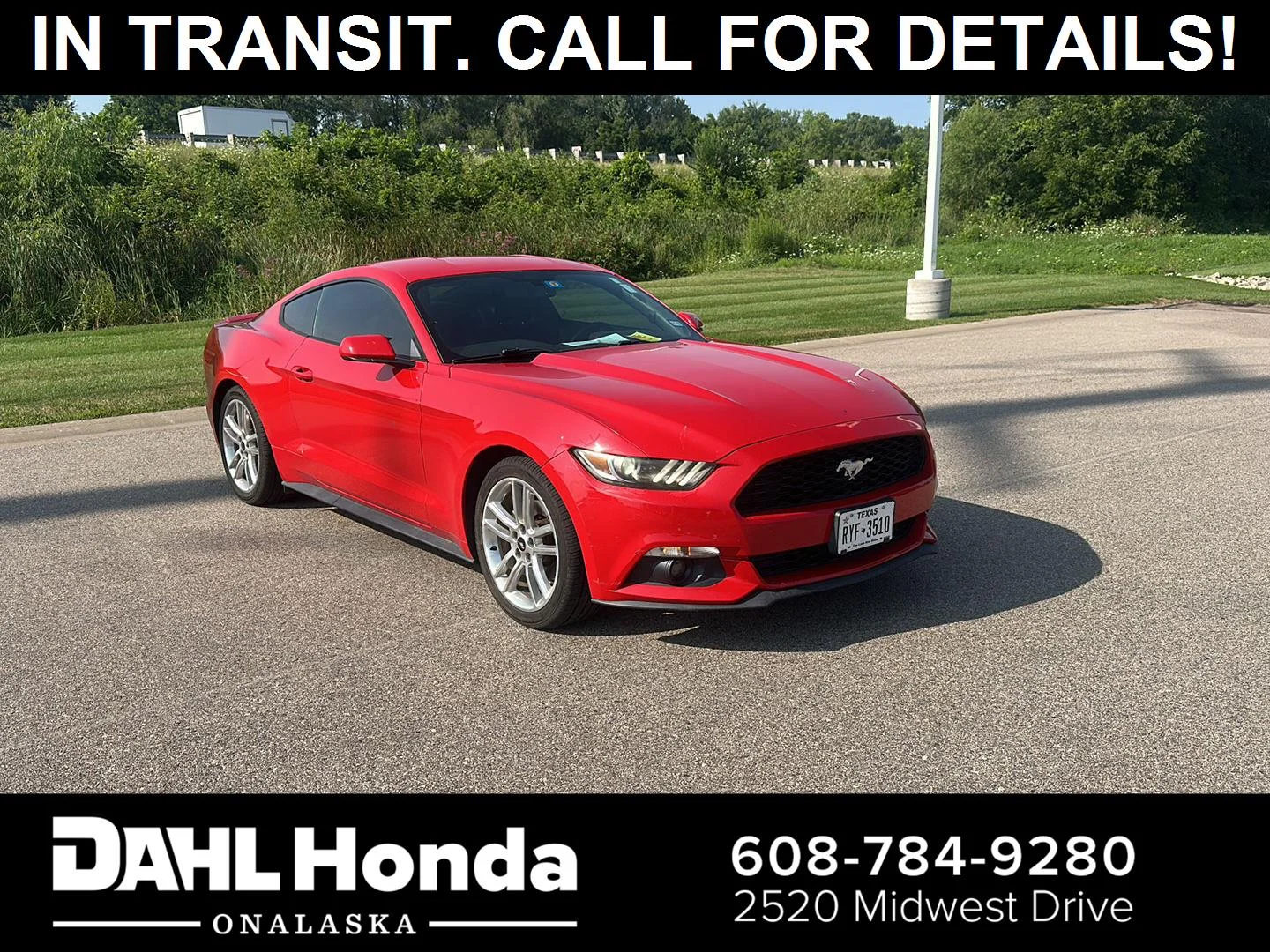 Used 2015 Race Red Ford EcoBoost image 1