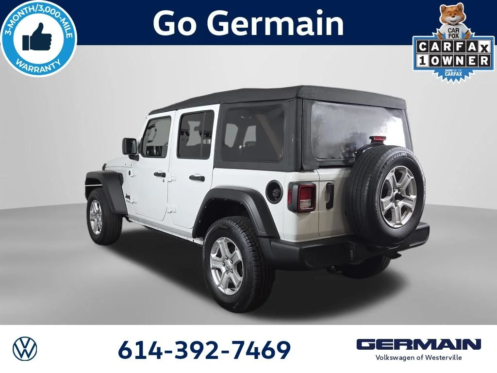 Used 2022 White Jeep Unlimited Sport S image 10