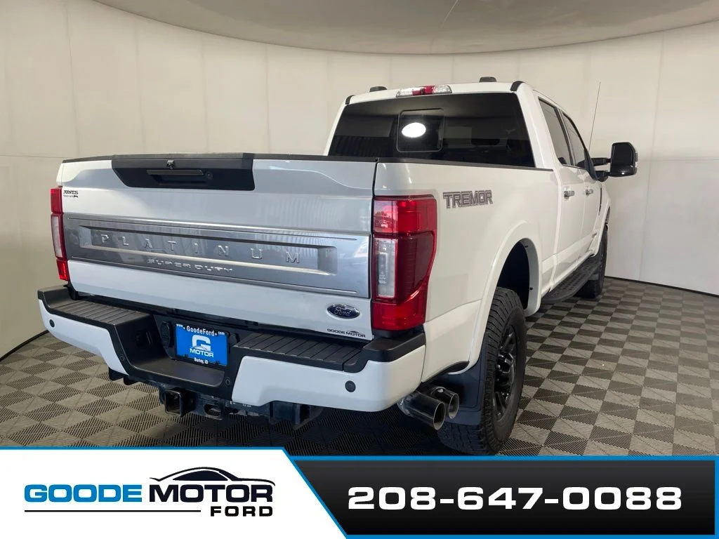 Certified Used 2021 White Metallic Ford Platinum image 8