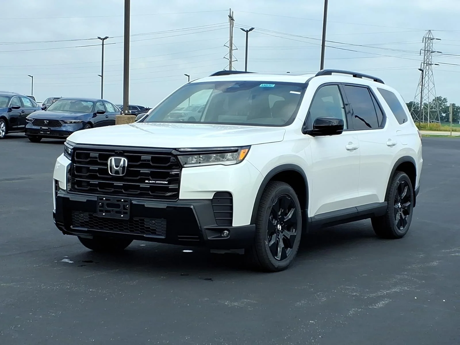New 2026 Platinum White Pearl Honda Black Edition image 14