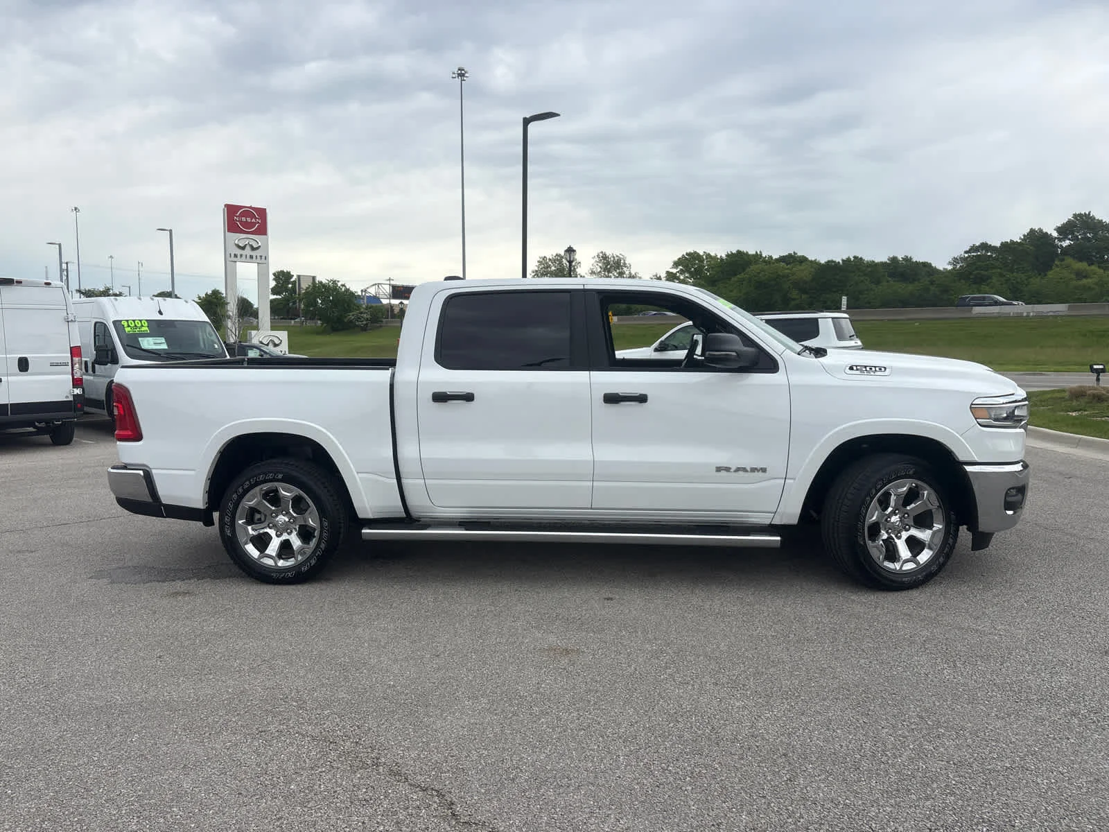 Used 2025 Bright White Clearcoat Ram Big Horn image 10