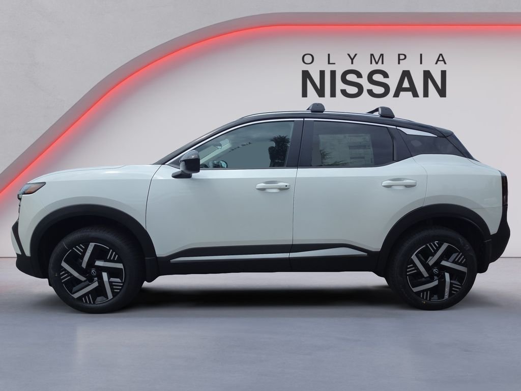 New 2026 Aspen White TriCoat / Super Black Two-tone Nissan SV image 2