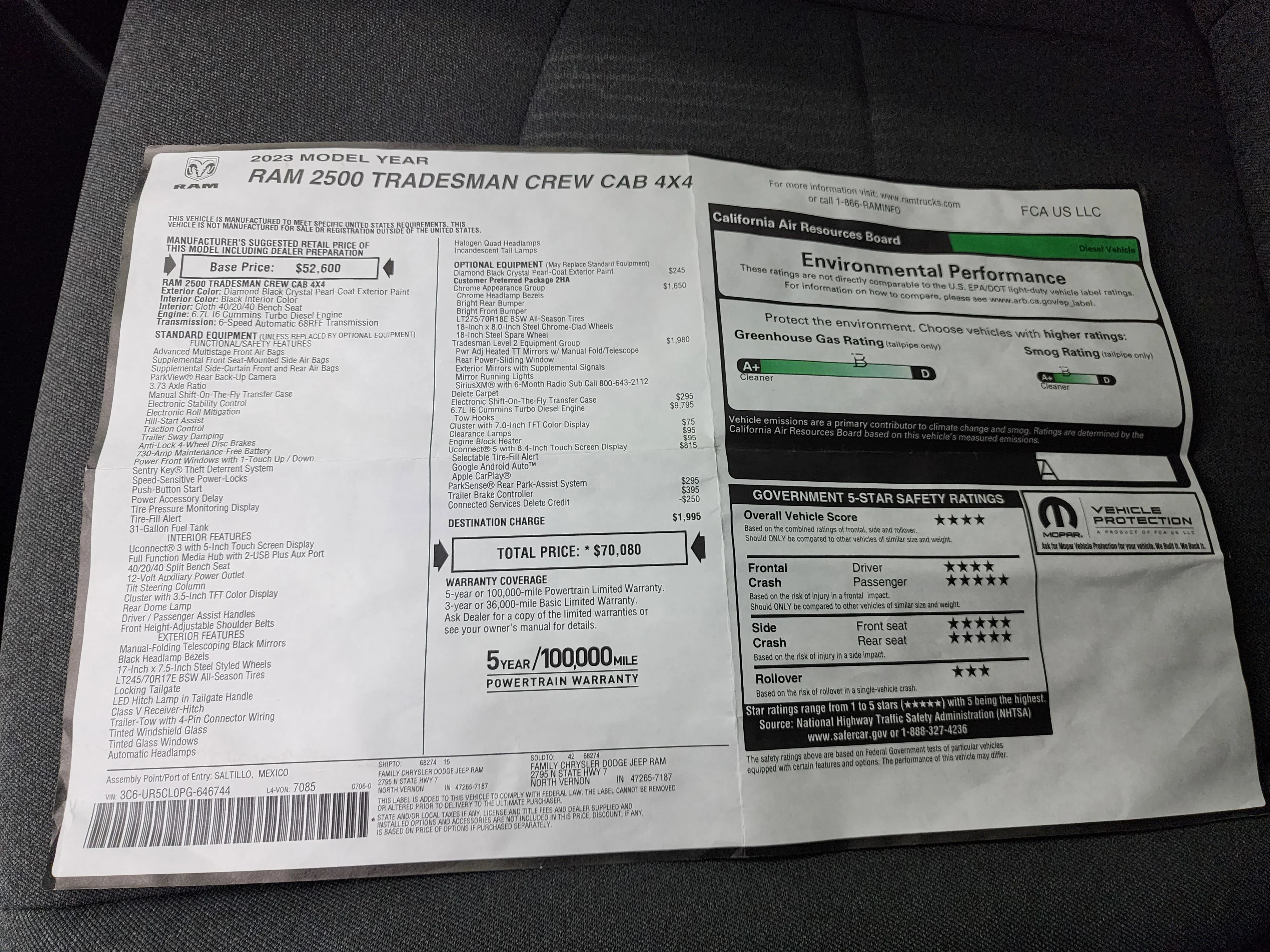2023 RAM Ram 2500 Pickup Tradesman - Photo 48