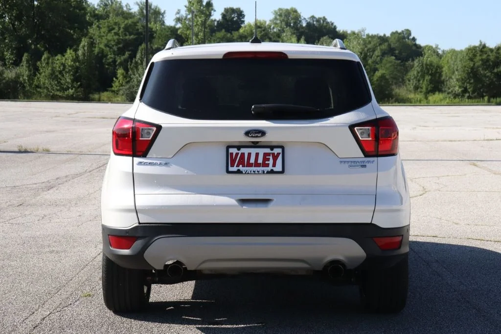 Certified Used 2019 White Platinum Clearcoat Metallic Ford Titanium image 8