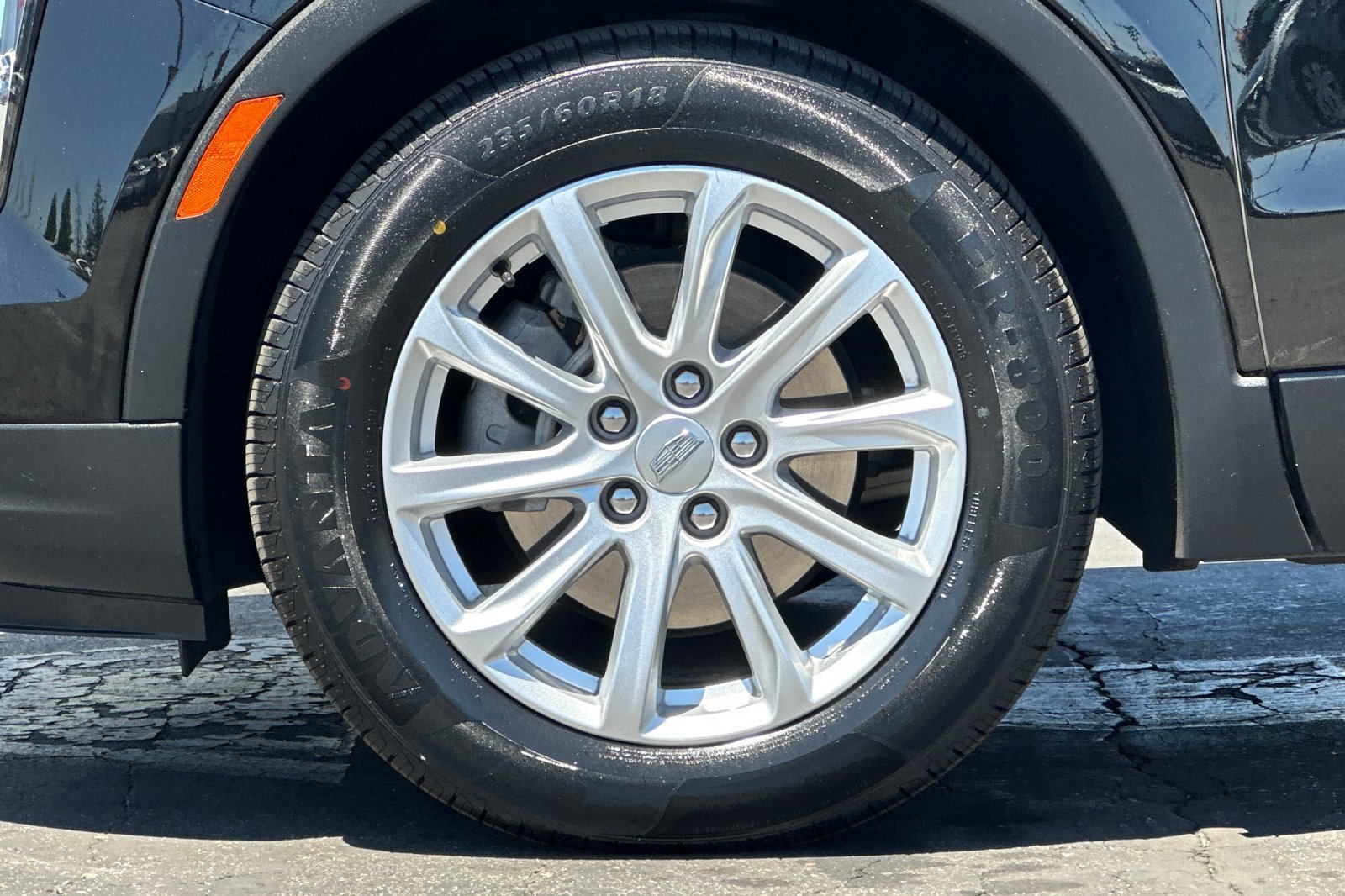 Used 2021 Stellar Black Metallic Cadillac FWD Luxury image 26