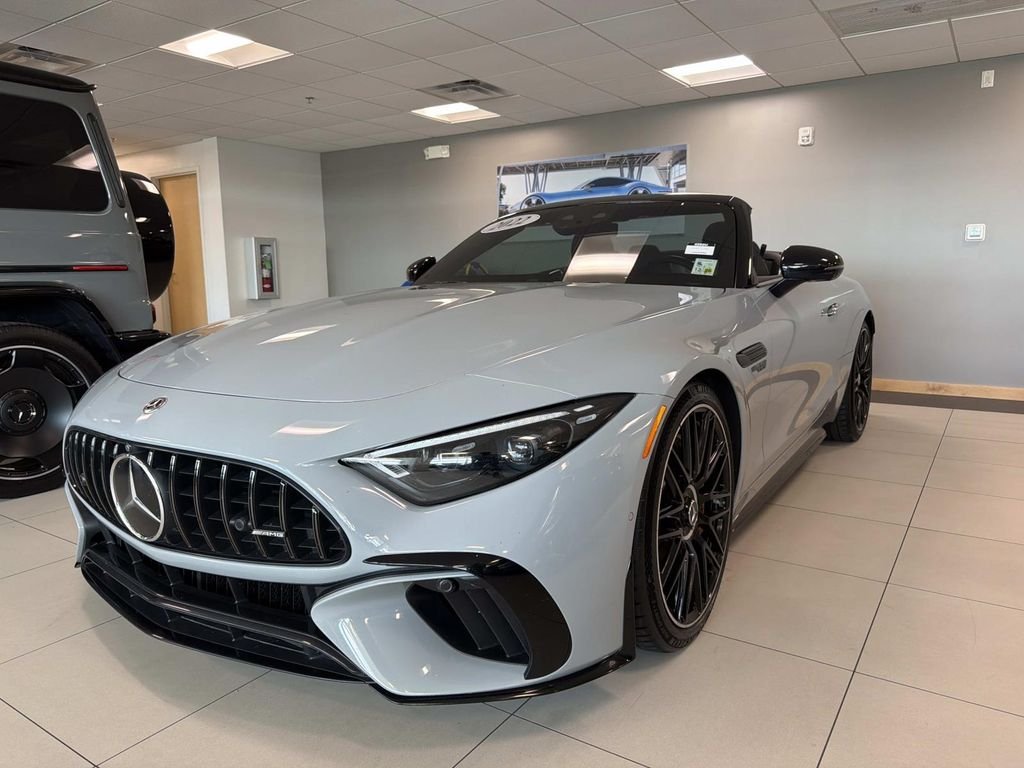 Certified Used 2022 Gray Mercedes-Benz SL 63 AMG® image 3