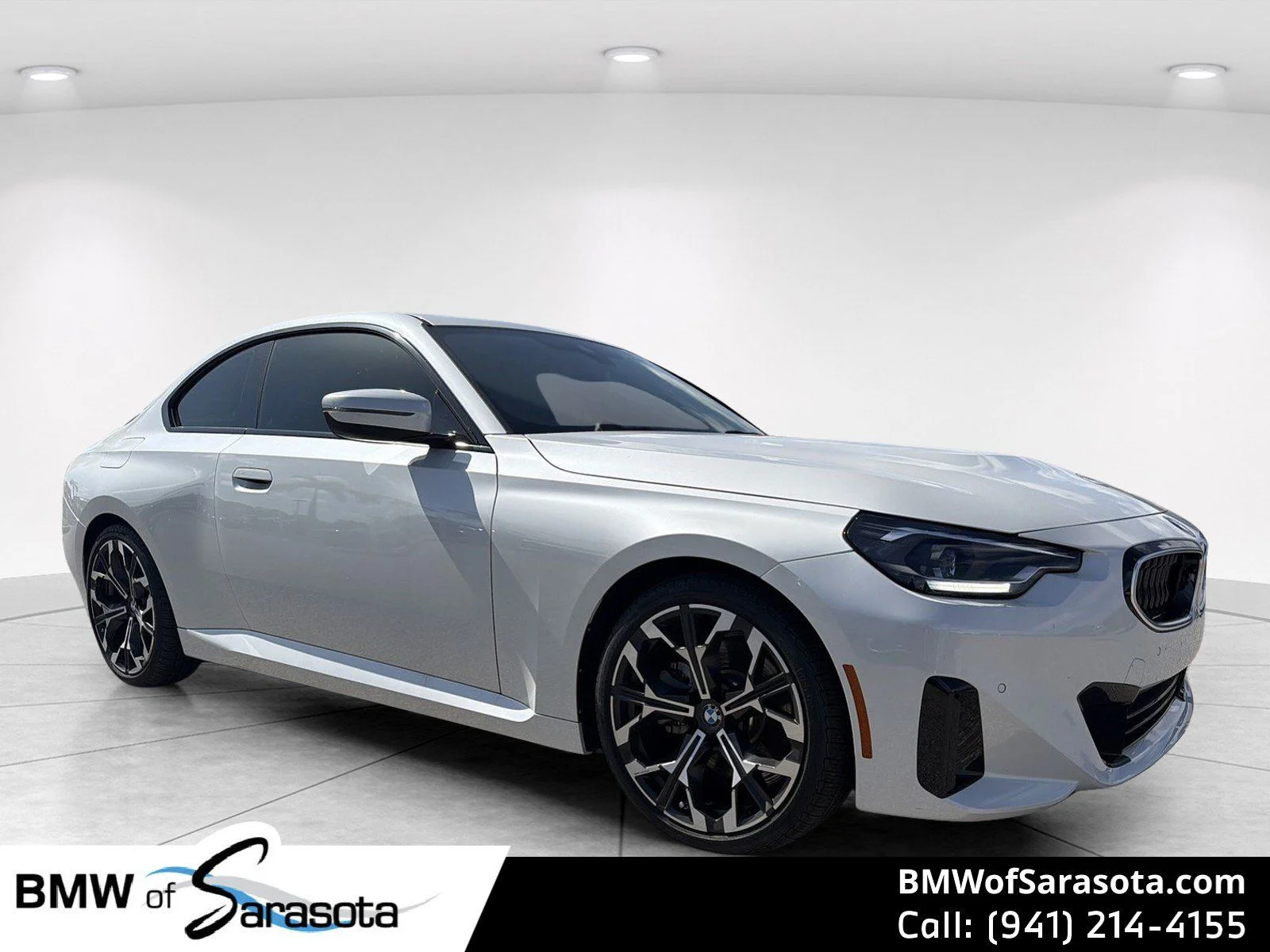 New 2025 Mineral White Metallic BMW 230i image 1