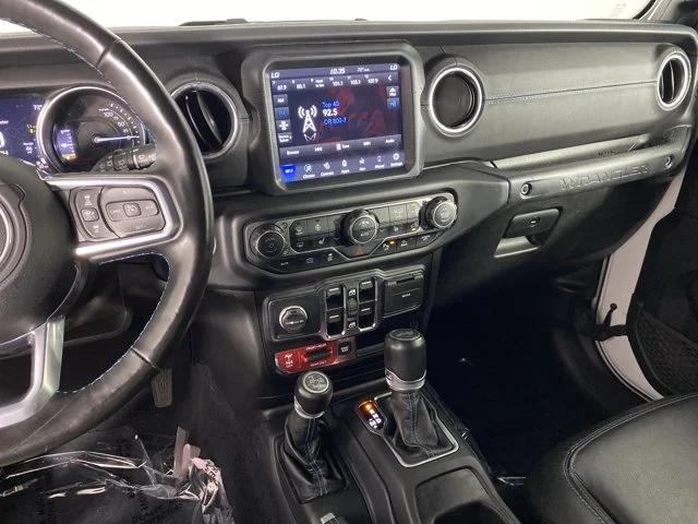 Used 2021 White Jeep Unlimited Rubicon 4xe image 29