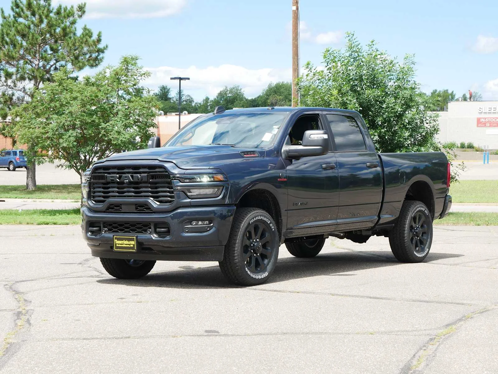 New 2025 Forged Blue Metallic RAM Big Horn image 7